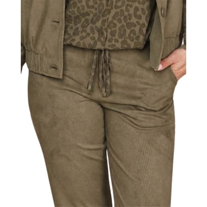 ZOSO Broek Cato Suedine Groen